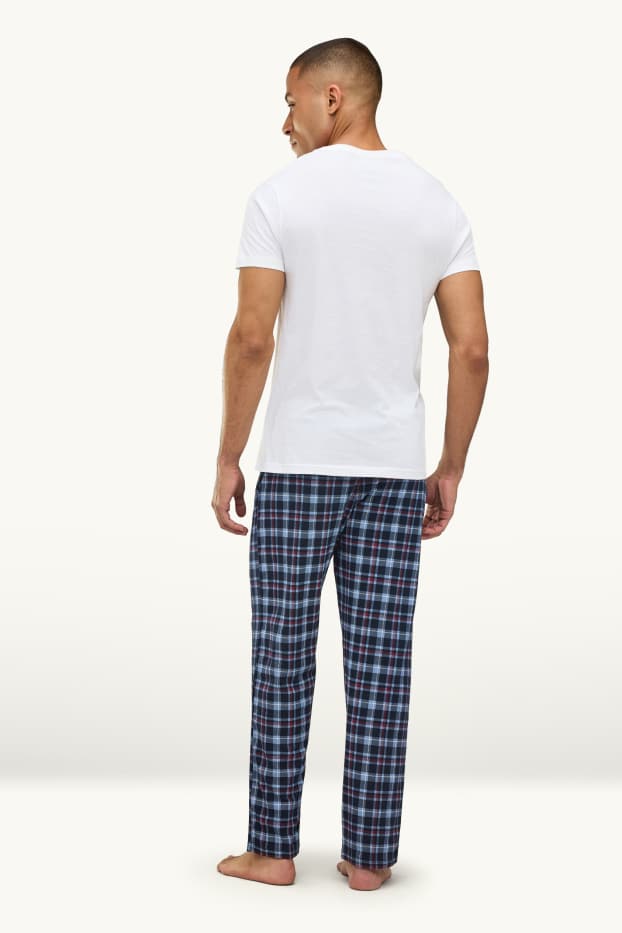 Men - Multipack of 2 - pyjama bottoms - blue