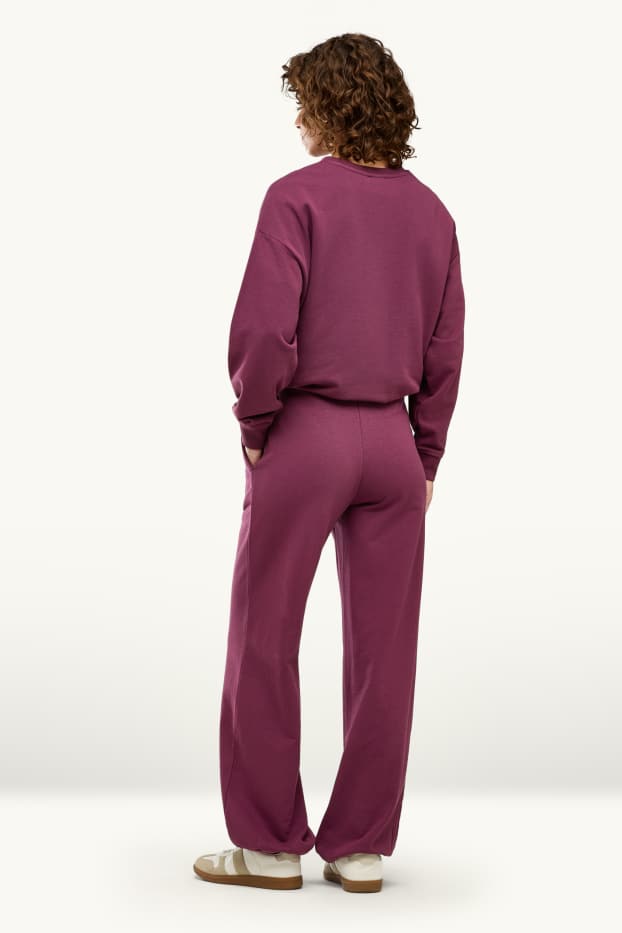 Donna - Pantaloni sportivi - porpora