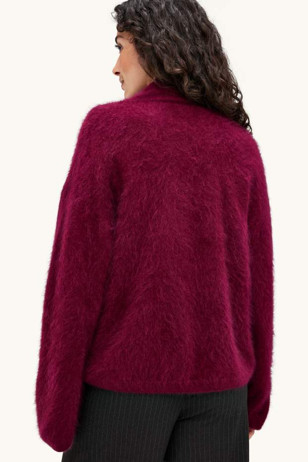 Damen - Kaschmir-Pullover - bordeaux