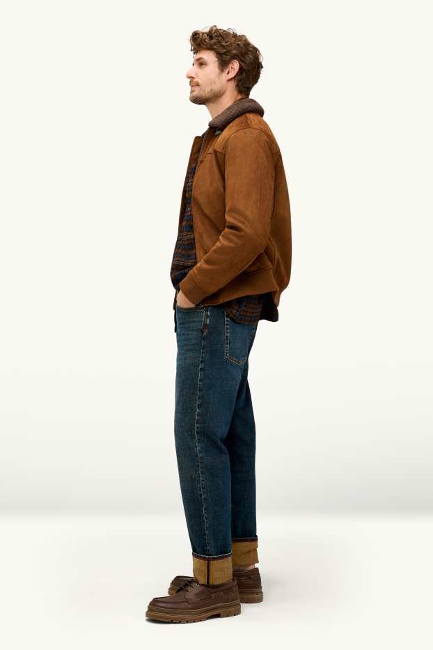 Pánské - Straight jeans - džíny - modré