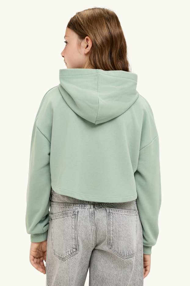 Kinder Mädchen - CapyFun - Set - Hoodie und Top - 2 teilig - hellgrün