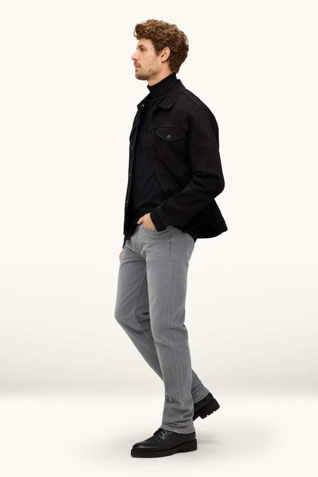 Hommes - Straight jean - jean gris