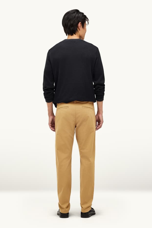 Uomo - Pantaloni chino - slim fit - beige
