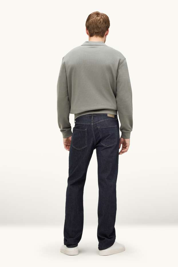 Home - Straight jeans - LYCRA® - texà gris fosc
