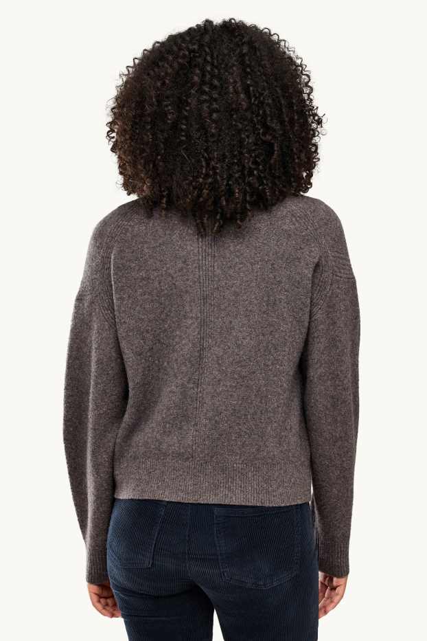 Dames - Vest - grijs-mix