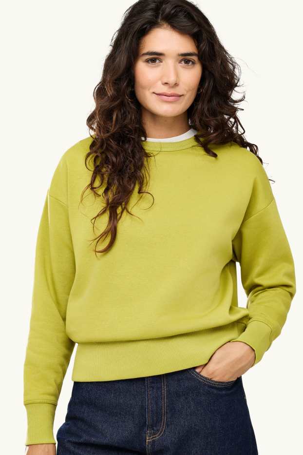 Femmes - Sweat - vert fluo