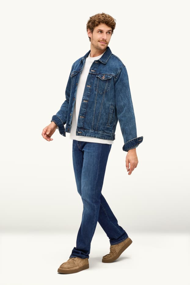 Men - Straight jeans - blue denim