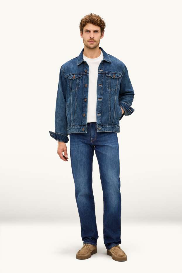 Men - Straight jeans - blue denim