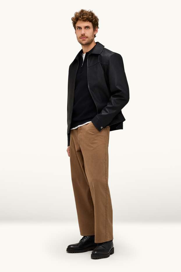 Herren - Relaxed Jeans - braun