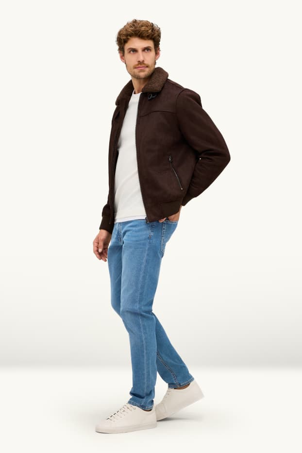 Hommes - Slim tapered jean - Flex jog denim - LYCRA® - jean bleu clair