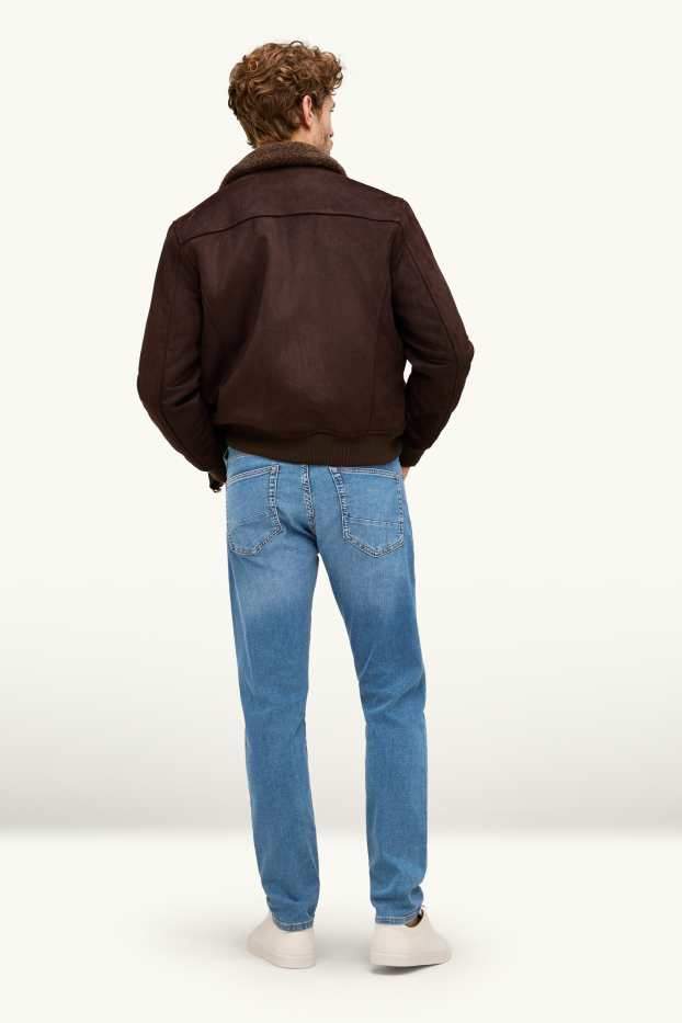 Hommes - Slim tapered jean - Flex jog denim - LYCRA® - jean bleu clair