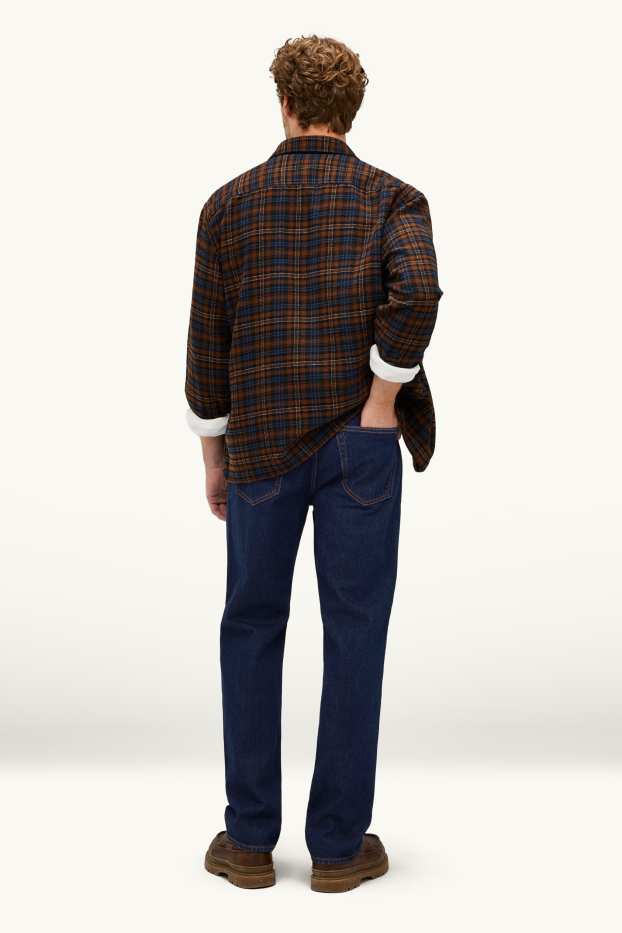 Men - Straight jeans - denim-dark blue