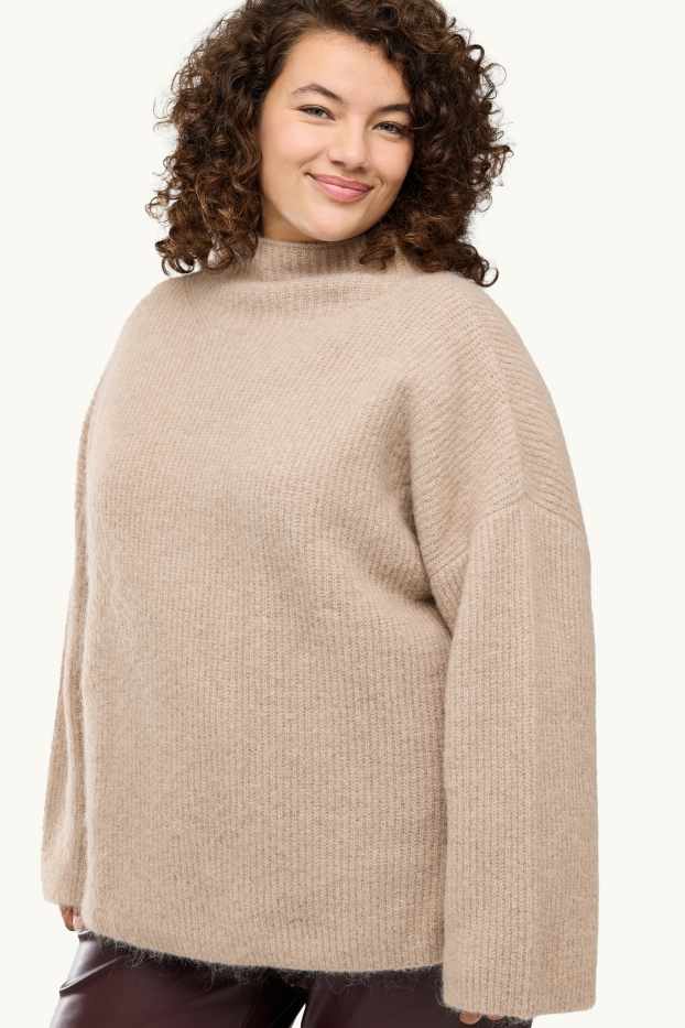 Women - Jumper - light beige
