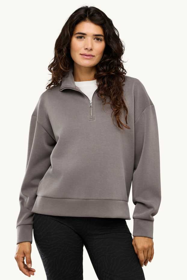 Damen - Sweatshirt - grau