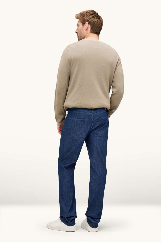 Herren - Straight Jeans - COOLMAX® - dunkeljeansblau
