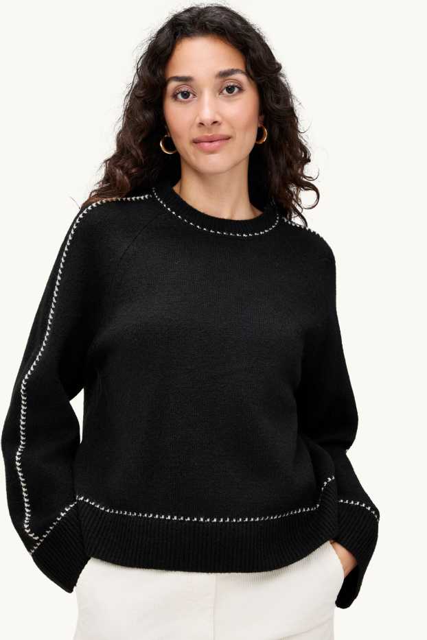 Femmes - Pull - noir / blanc
