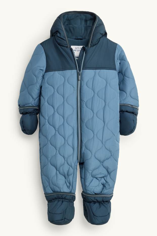 Bébés garçons - Combinaison de ski bébé - bleu / bleu foncé