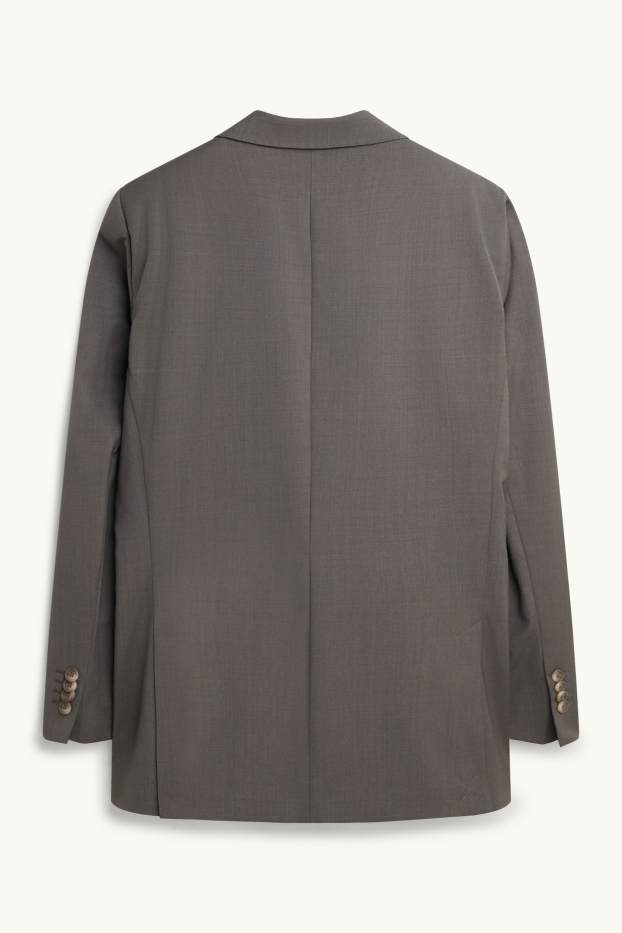 Damen - Longblazer - Regular Fit - grau