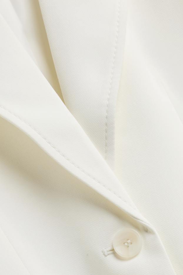 Femmes - Blazer de bureau - cintré - blanc pur