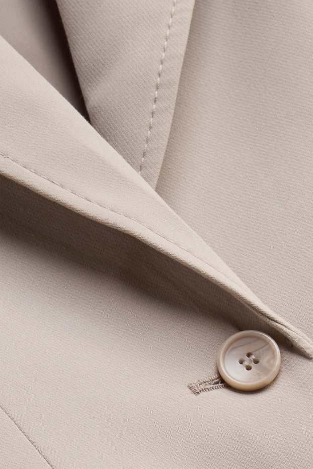 Damen - Business-Blazer - tailliert - sandfarben