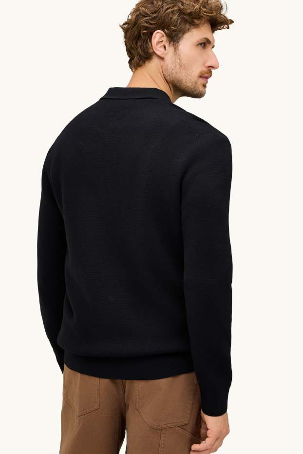Herren - Pullover - schwarz