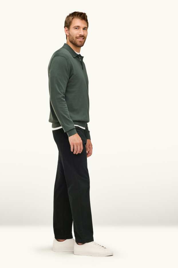 Men - Chinos - regular fit - black