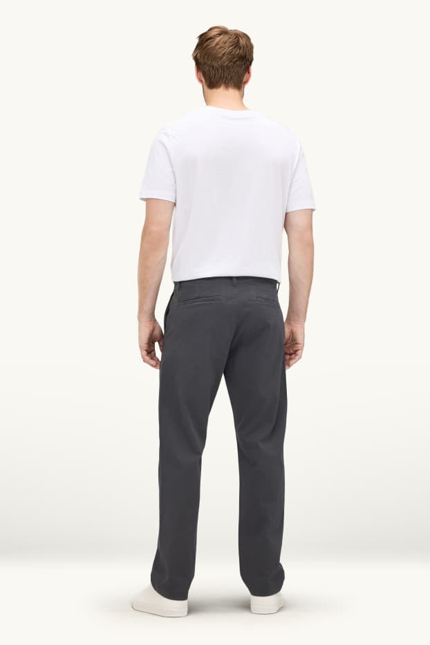 Herren - Chino - Regular Fit - dunkelgrau