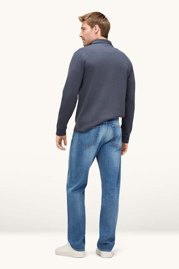 Herren - Straight Jeans - jeansblau