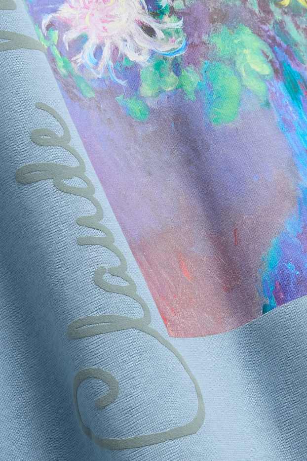 Women - Sweatshirt - Claude Monet - light blue