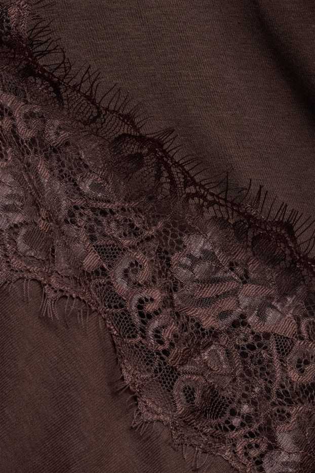 Women - T-shirt - dark brown