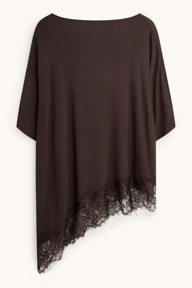 Women - T-shirt - dark brown