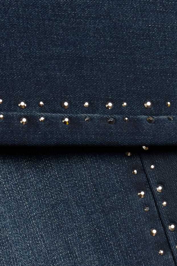 Donna - Straight jeans - vita media - LYCRA® - jeans blu scuro