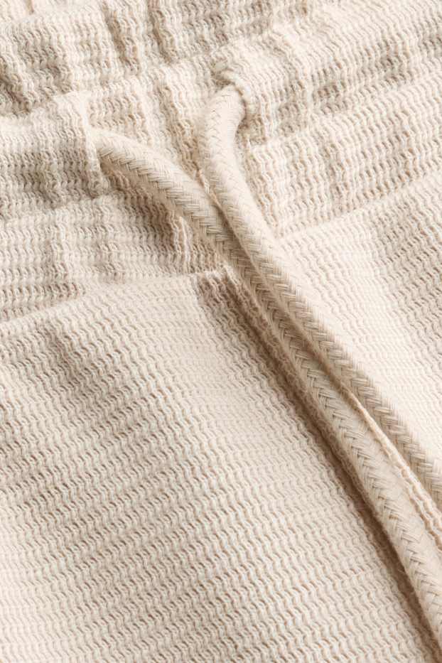 Herren - Sweatshorts - hellbeige