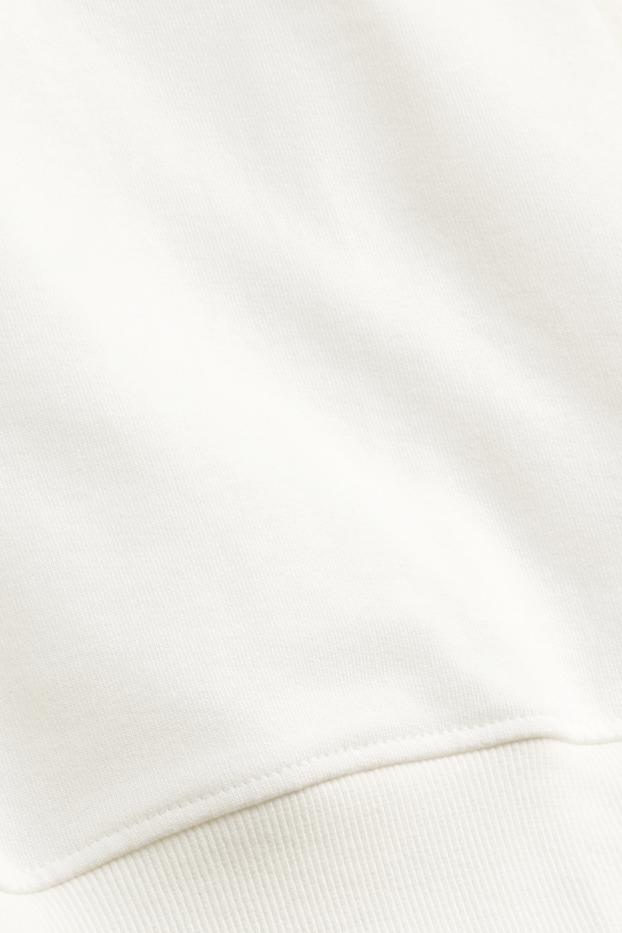 Donna - Felpa - bianco crema