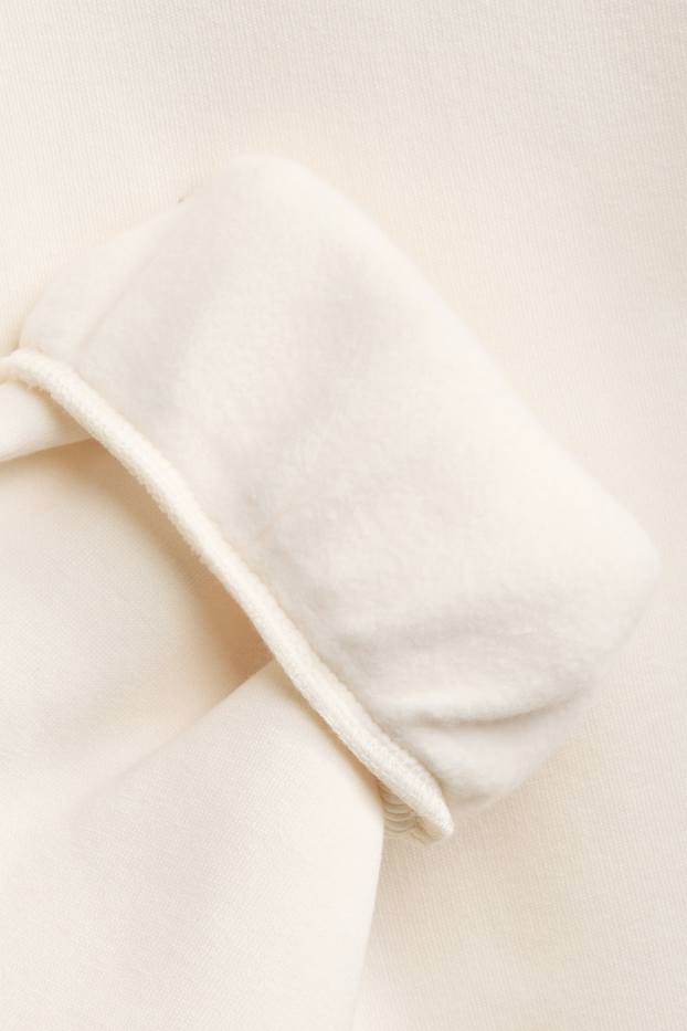 Damen - Oversized-Sweatshirt - cremeweiss
