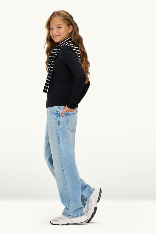 Bambine - Baggy jeans - jeans blu