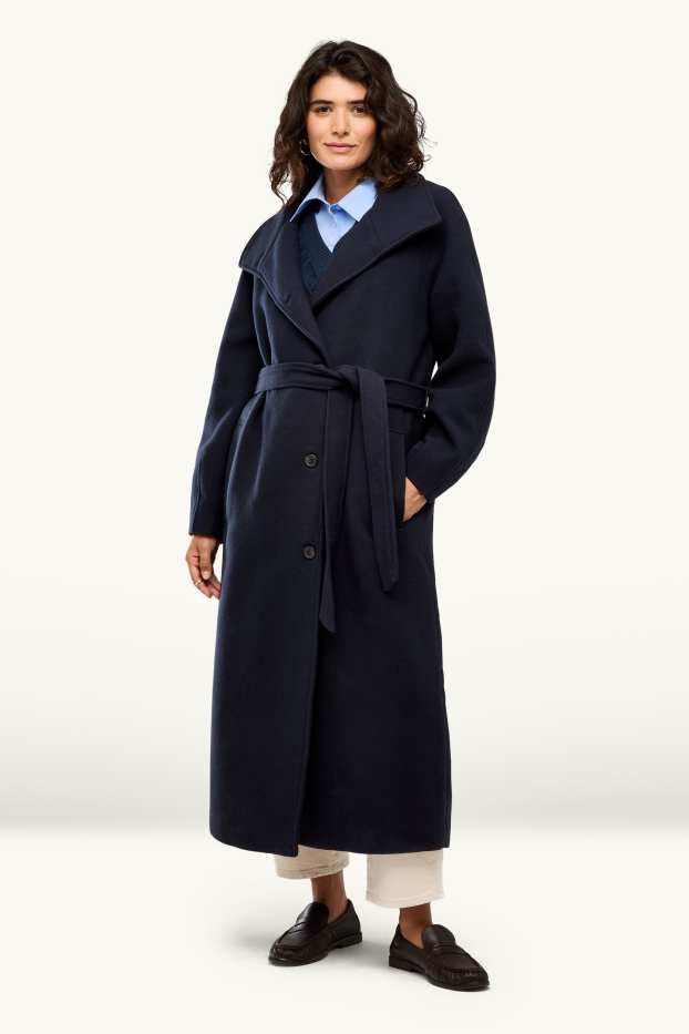 Women - Coat - dark blue
