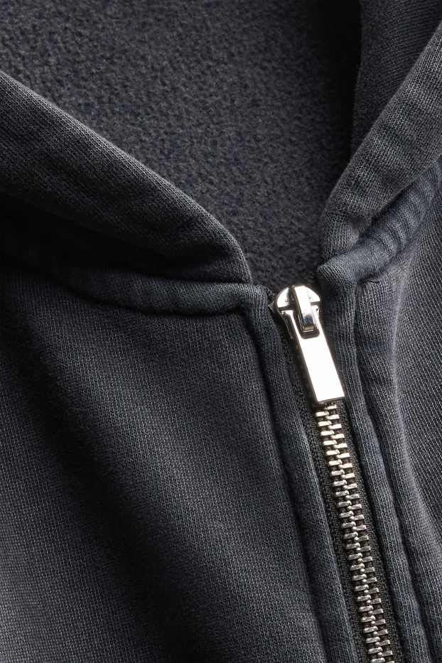 Hommes - Veste sweat - noir / gris foncé