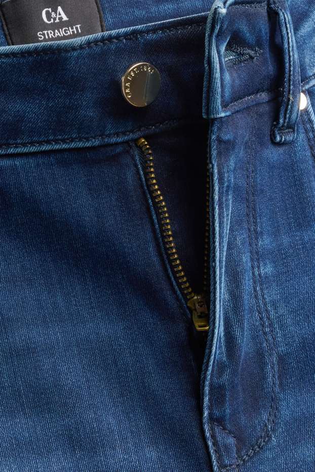 Dona - Straight Jeans - mid waist - texà blau