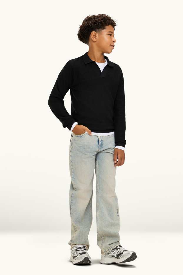 Kinder Jungen - Relaxed Jeans - helljeansblau