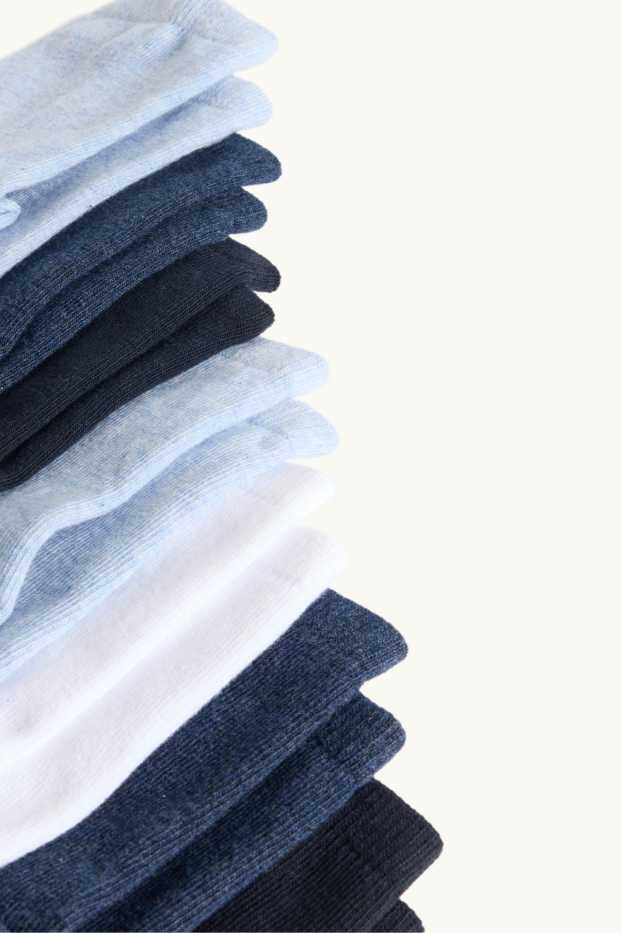 Bambini - Confezione da 7 - giorni della settimana - calze con motivo - blu / bianco