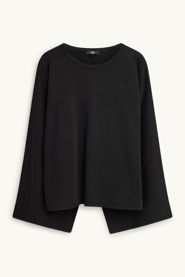 Dona - Samarreta de màniga llarga - relaxed fit - negre