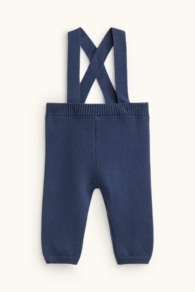 Baby: jongens - Newborn outfit - wit / blauw