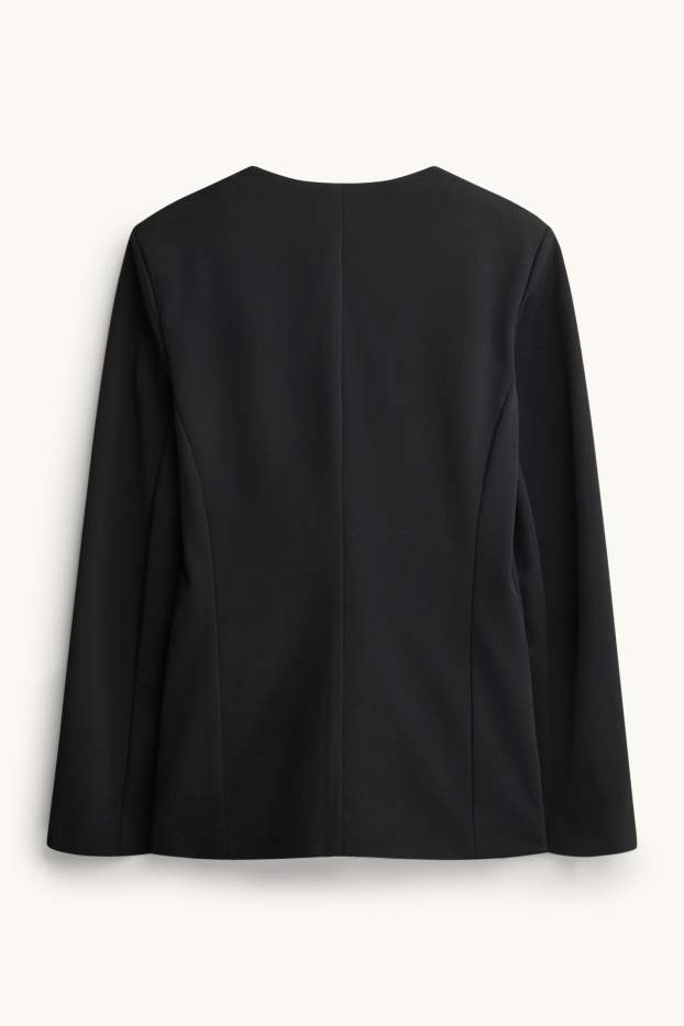 Dames - Business-blazer - regular fit - zwart