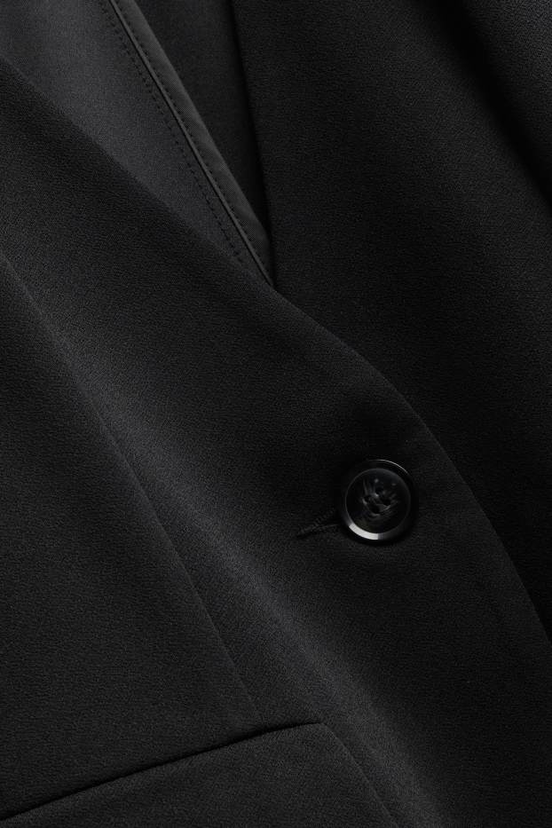 Dames - Business-blazer - regular fit - zwart