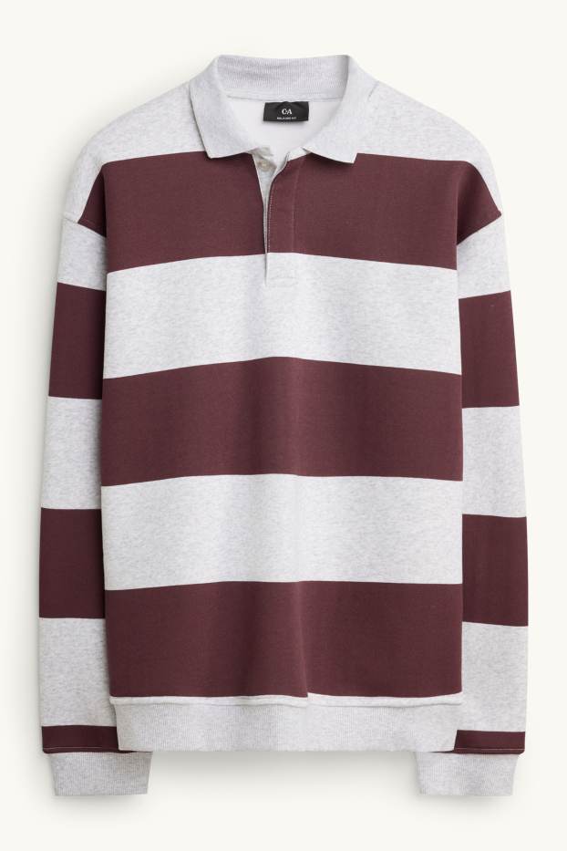 Men - Sweatshirt - gray / brown