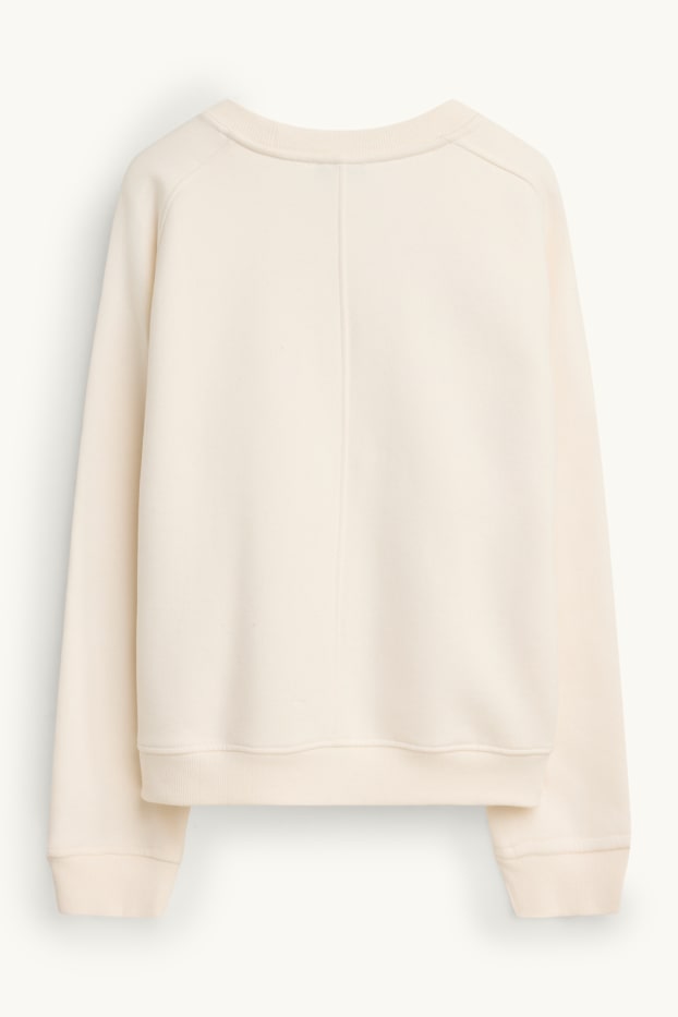 Damen - Sweatshirt - cremeweiß