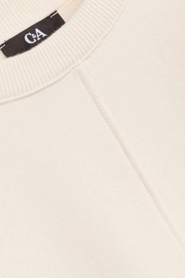 Damen - Sweatshirt - cremeweiß