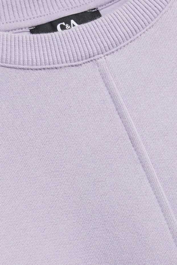 Femei - Bluză de molton - liliac
