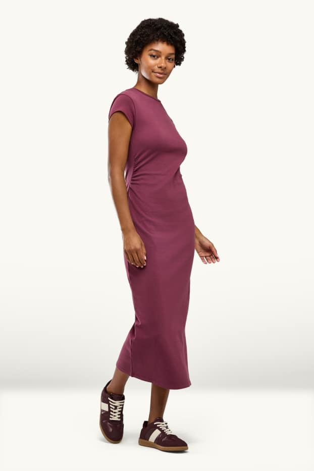Damen - Bodycon-Kleid - rot